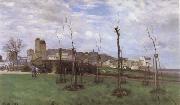 Alfred Sisley View of Montmartre from the cite des Fleurs France oil painting reproduction